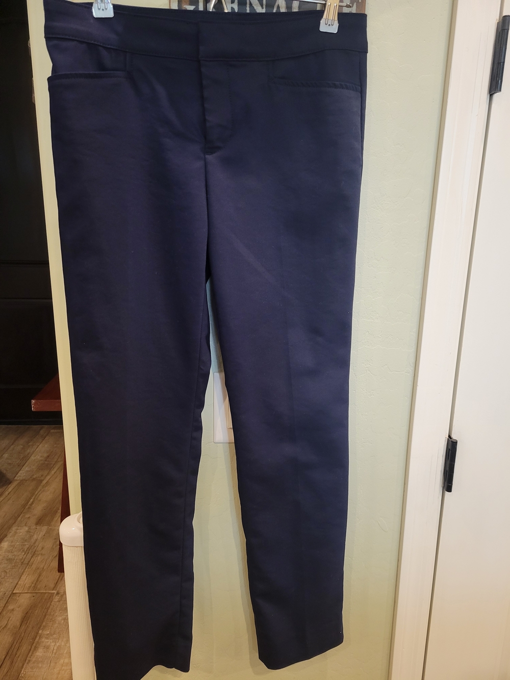 Chaps Men's Navy Stretch Dress Pants